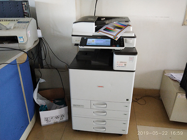 理光MP C3503复印机现场拍摄图