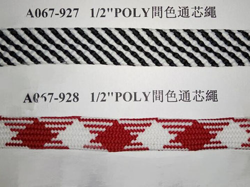4分间色通芯绳