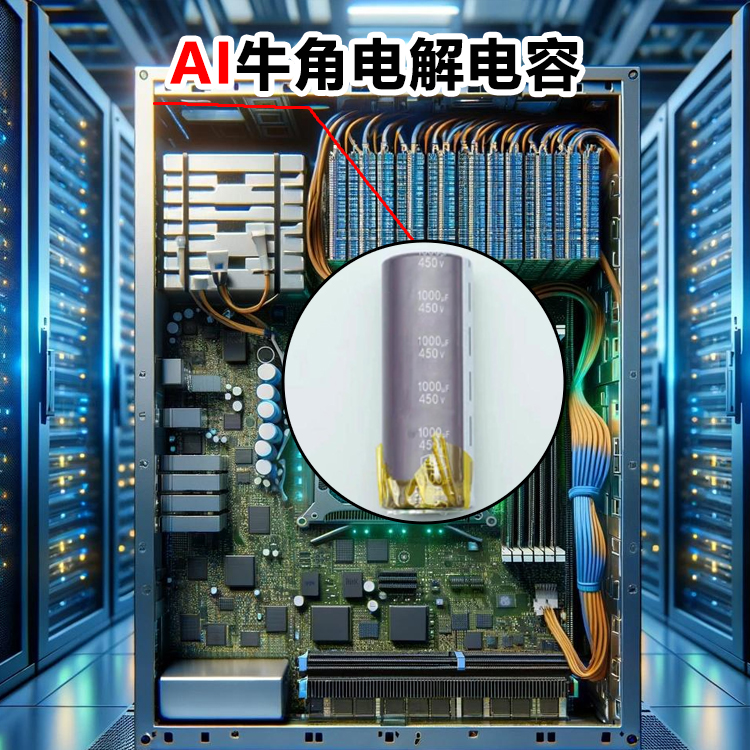 AI液态牛角电容 22×40 450V 1000μF AI服务器电源高压电容