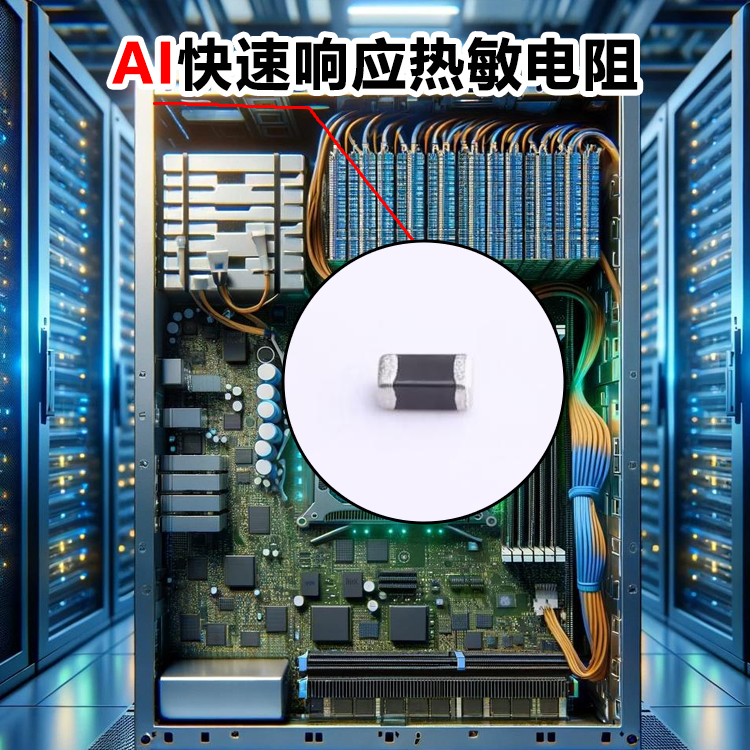 NTC贴片热敏电阻 0603 10kΩ 3435 ±1% AI快速响应热敏电阻