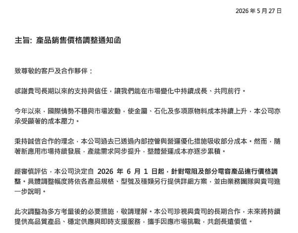 阻容涨价 阻容涨价