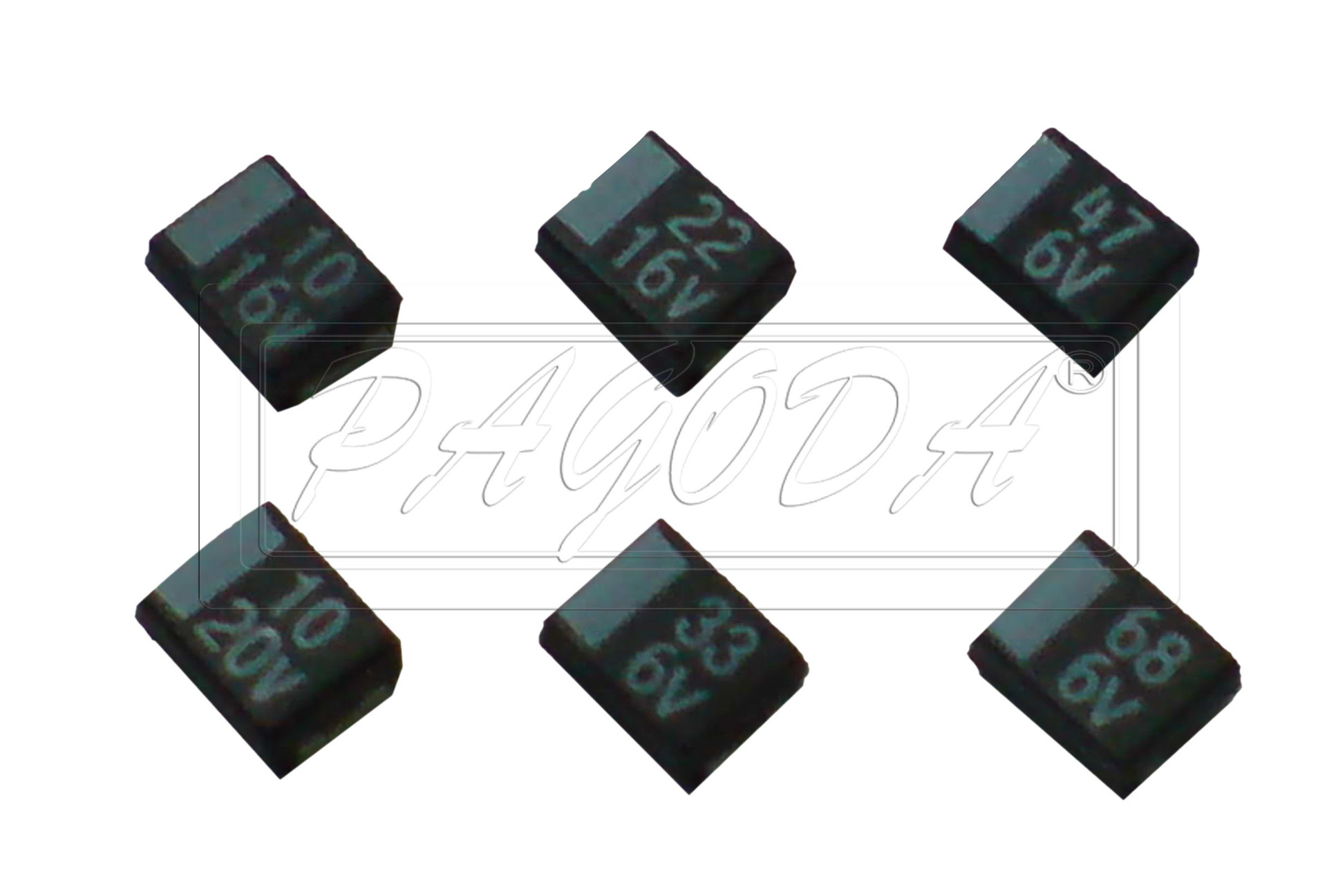 原装T495 T510钽电容的正负极区分 型号齐全