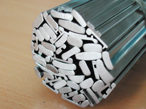 Stainless steel pulling material