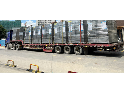 低温箱式污泥干化机出货现场