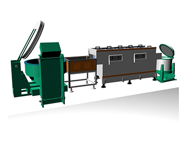 全自动振动研磨清洗筛选烘干一体机