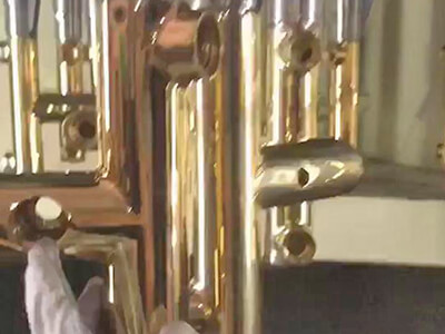 水龙头抛光后效果视频...