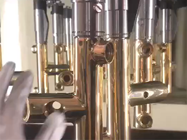 水龙头抛光后效果视频...