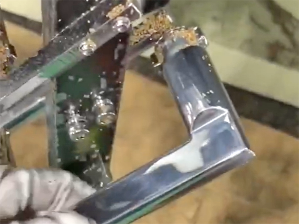 锌合金把手试样视频