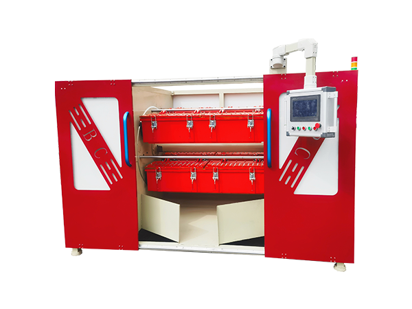 离心无夹具固定滚筒溜...