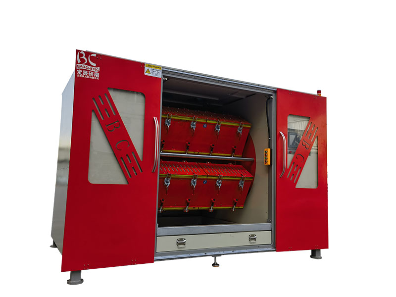 无夹具干式溜光机