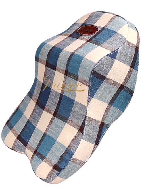 格子蓝肩悦肩颈舒适枕