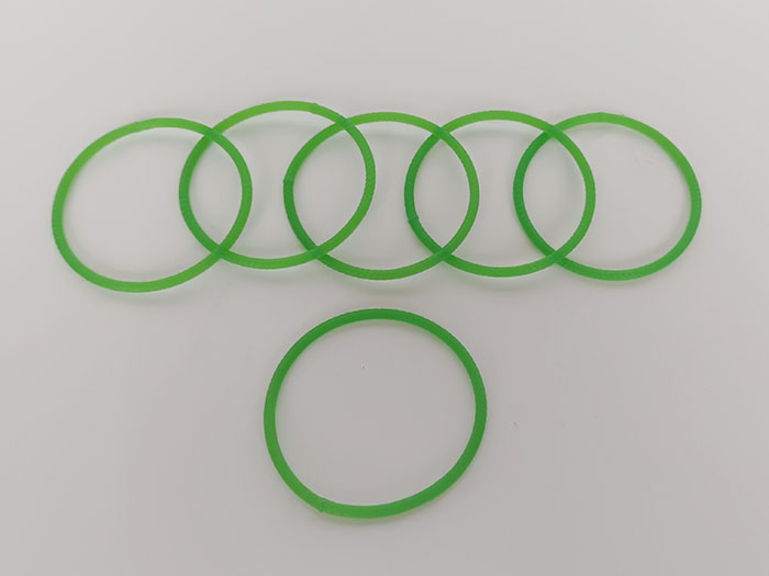 一体成型PU绿色圆带...