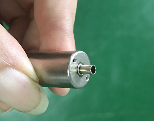 不锈钢马达外壳点焊密封焊接样品