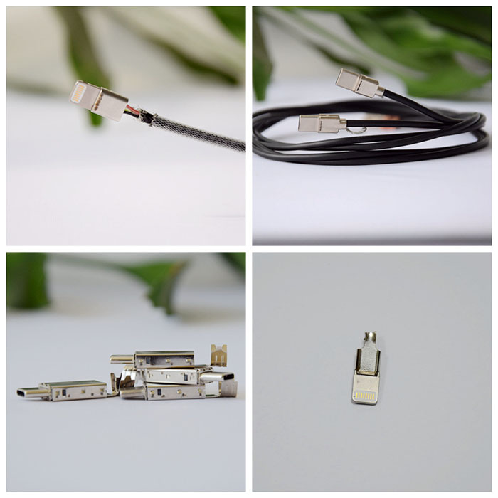 苹果数据线激光焊接样品