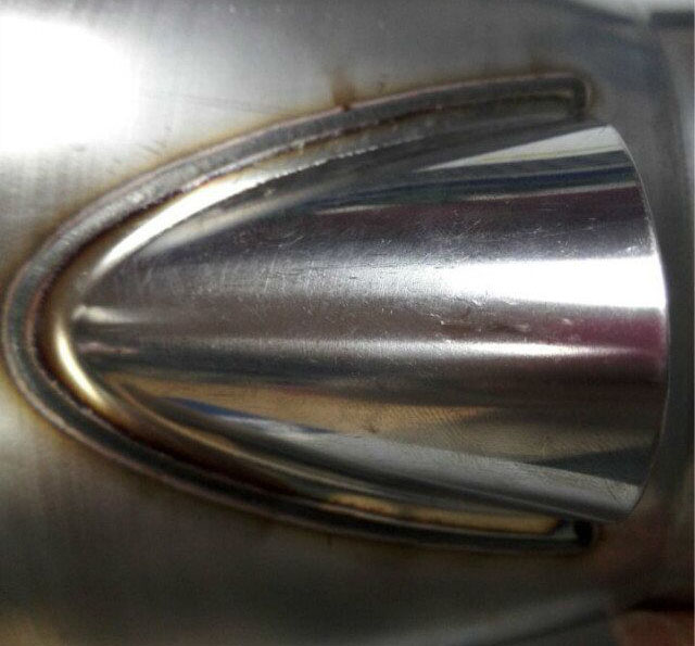 不锈钢水壶壶嘴激光焊接样品