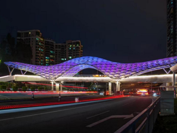 东莞人行天桥亮化