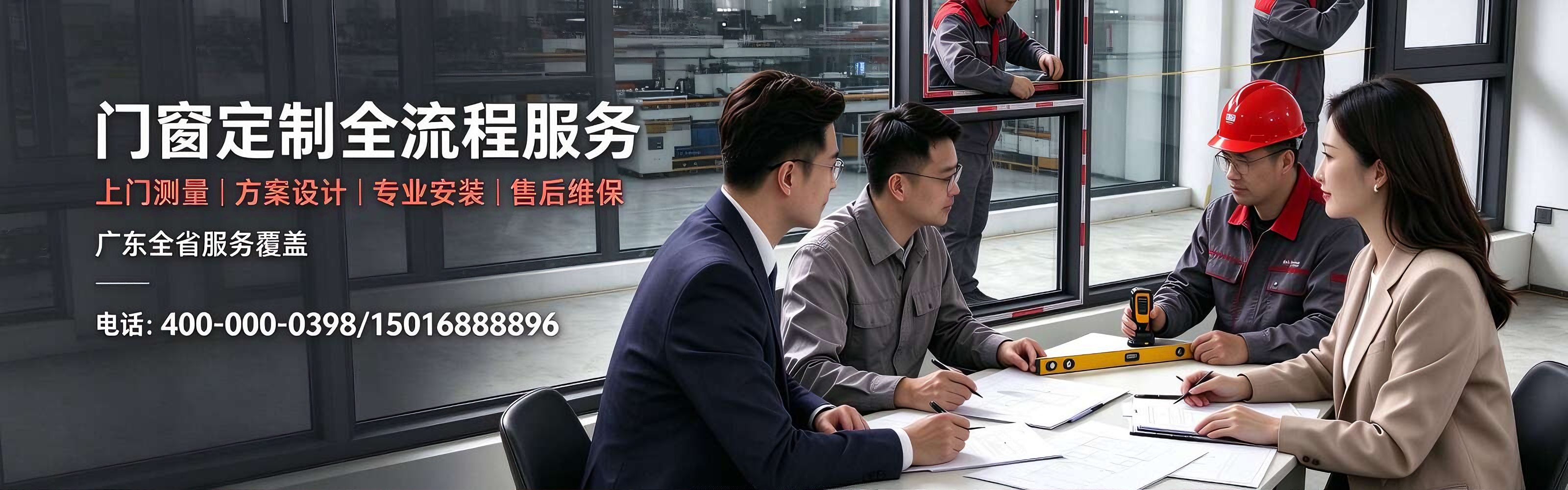 东莞门窗工厂·上门测量安装 全流程定制服务