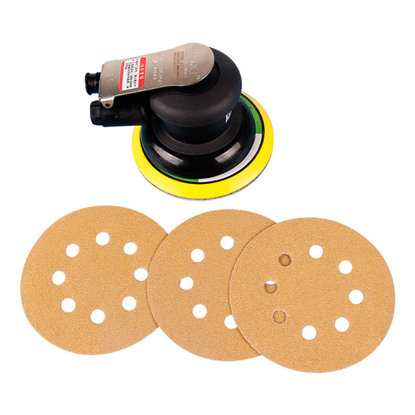 进口黄金砂纸5寸8孔