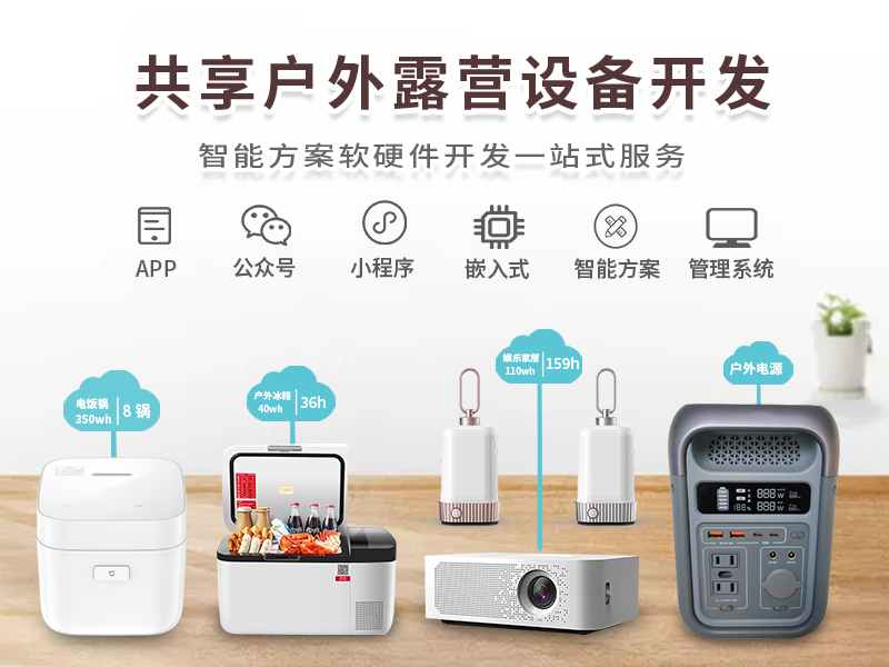 共享户外露营设备系统...