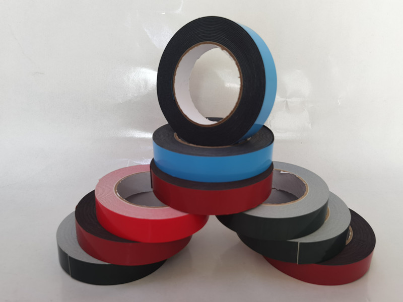 1.0红膜白 PE泡棉双面胶带