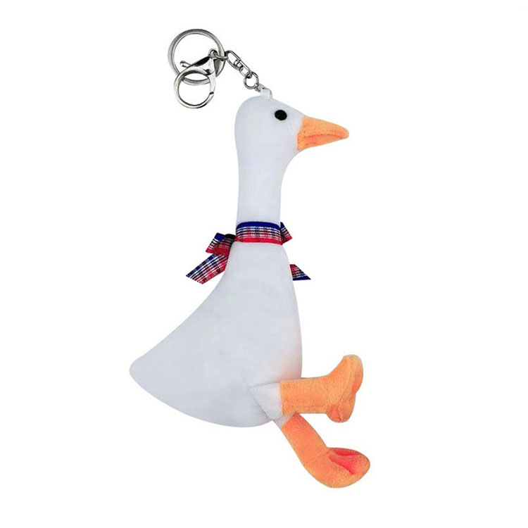 白色鸭三款蝴蝶结钥匙...