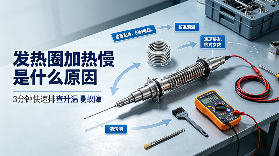 发热圈加热慢是什么原因？热流道加热升温慢故障解决方法