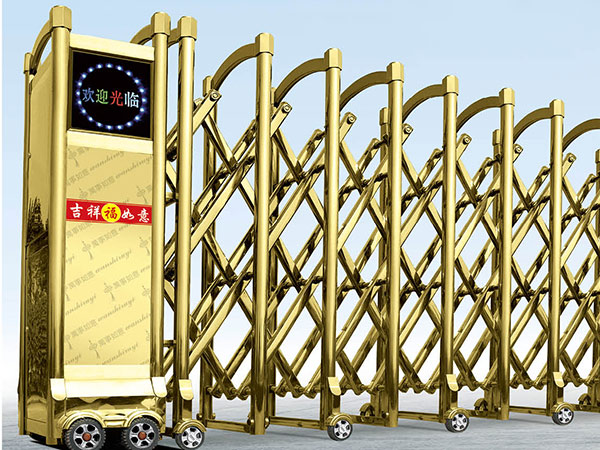 668-A10不锈钢伸缩门