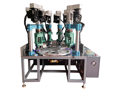 10工位转盘式伺服钻攻自动机