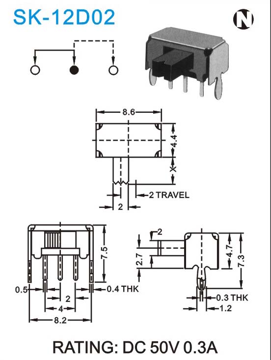拨动开关,东莞拨动开关厂家