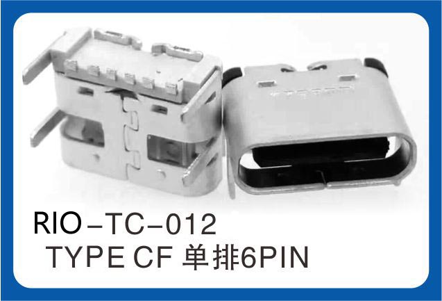 TYPE C母座单排...