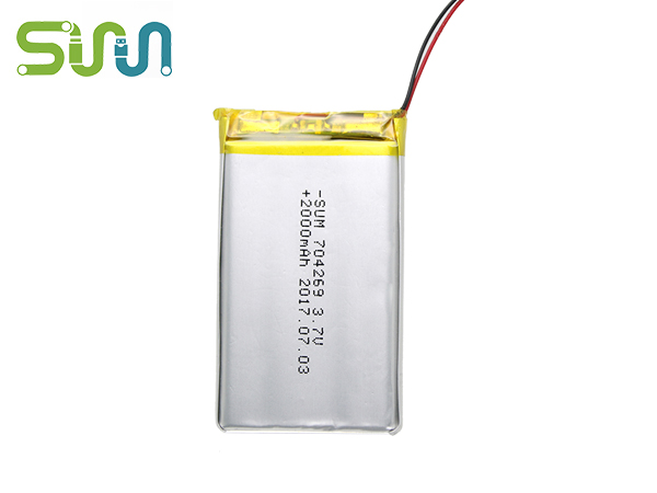 Polymer lithium battery 704269-2000mAh