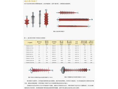棒形悬式复合绝缘子,FXBW4-1070,FXBW4-3570,FXBW4-6670,FXBW4-11070,FXBW4-110100,合成绝缘子