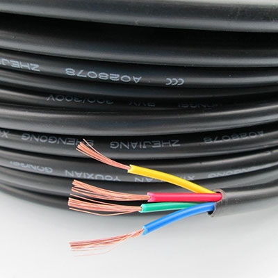 RVV护套软电缆生产...