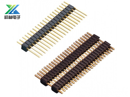 1.27排针 塑高2...