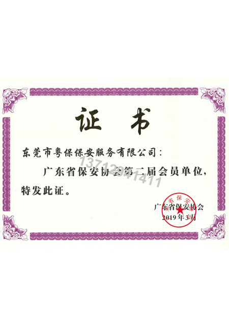 广东省保安协会第二届...