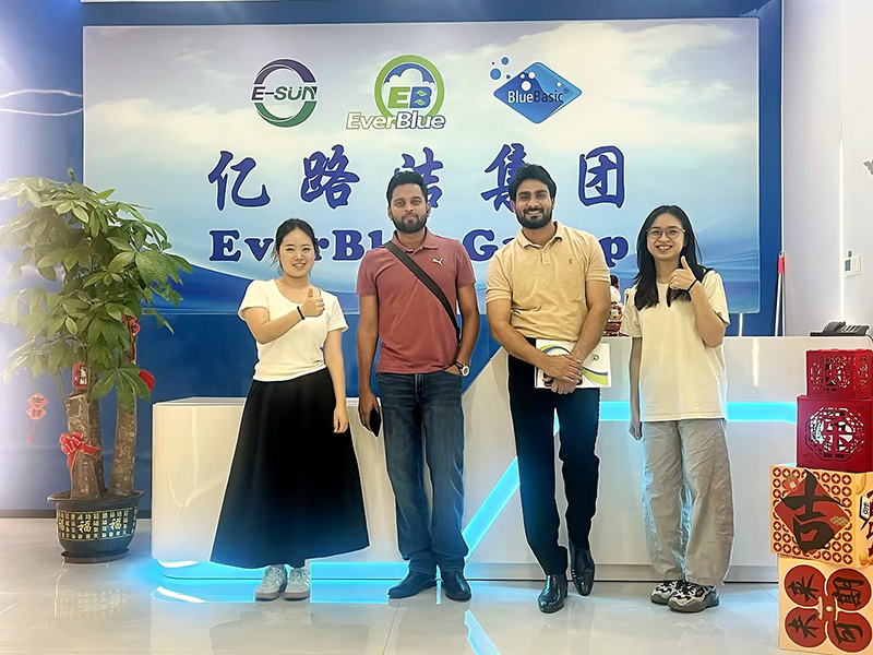 印度新能源客户来访