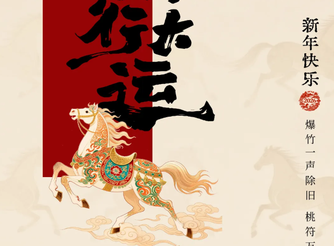 大年初一丨拜年啦！祝您新春快乐，马年大吉~​