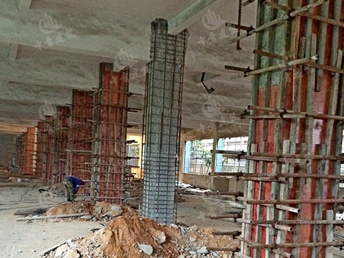 厂房柱爆裂加固补强工...