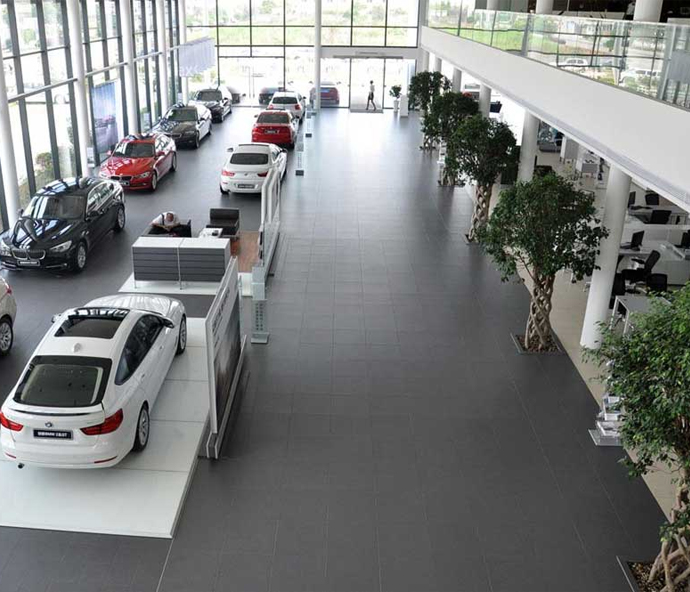 宝马4S店钢结构展厅