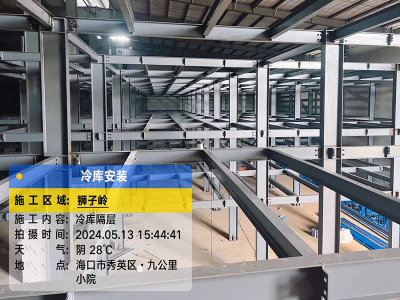 海口市钢结构冻库制作...