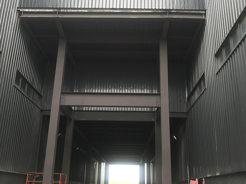 广州顺丰中转场钢结构...