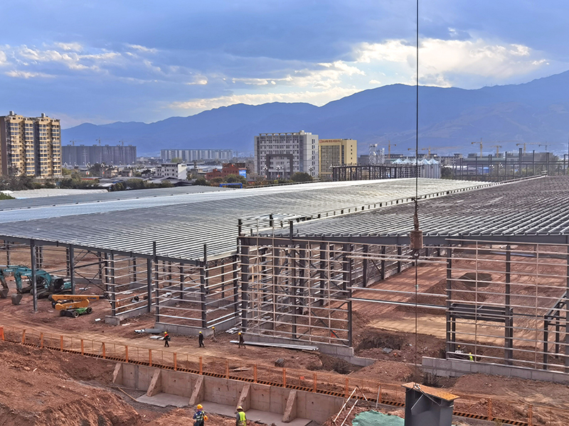 佛山工业园钢结构厂房...