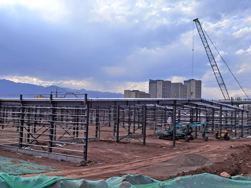 清远产业园钢结构厂房...