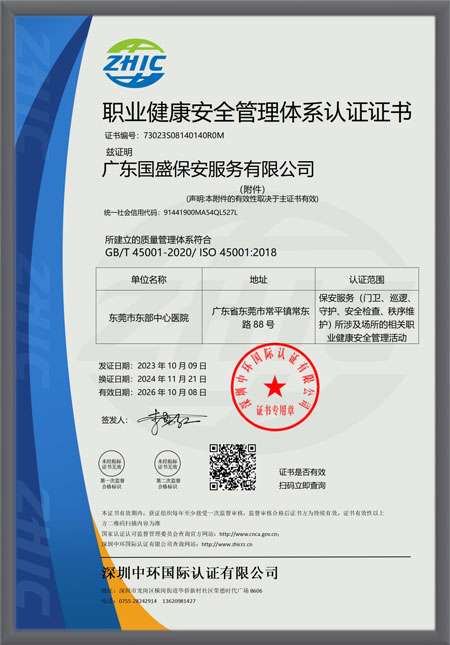 职业健康安全管理体系...