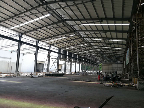 单层钢结构厂房工程