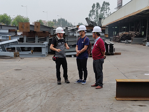 钢结构出口哥伦比亚客...