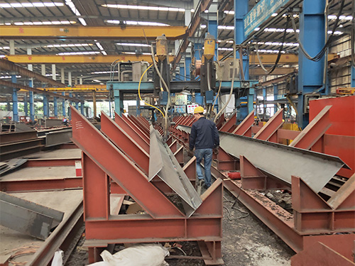 H钢自动埋弧焊焊接