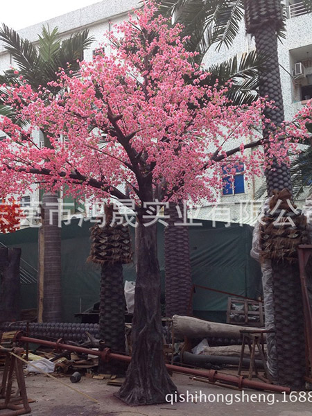 仿真桃花树