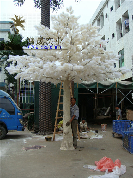 大型仿真雪松树