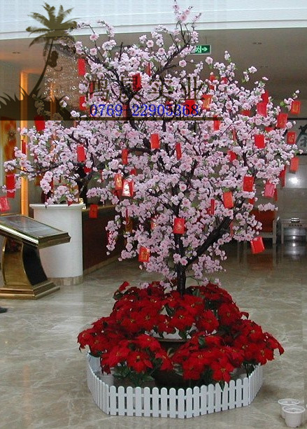 真杆桃花树